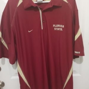 Nike Dri Fit FSU Polo- Size XL